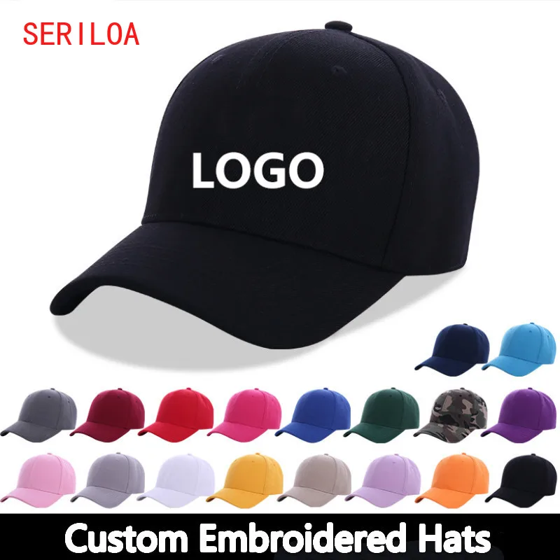 

Custom Embroidered Hats Cap Cuatomized Name Cap Adult Hip-Hop Flat Baseball Cap
