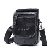 Натуральная кожа, мужская сумка-мессенджер на плечо, сумка через плечо, сумка для сотового телефона, сумка на пояс, поясная сумка, мужская сумочка для монет