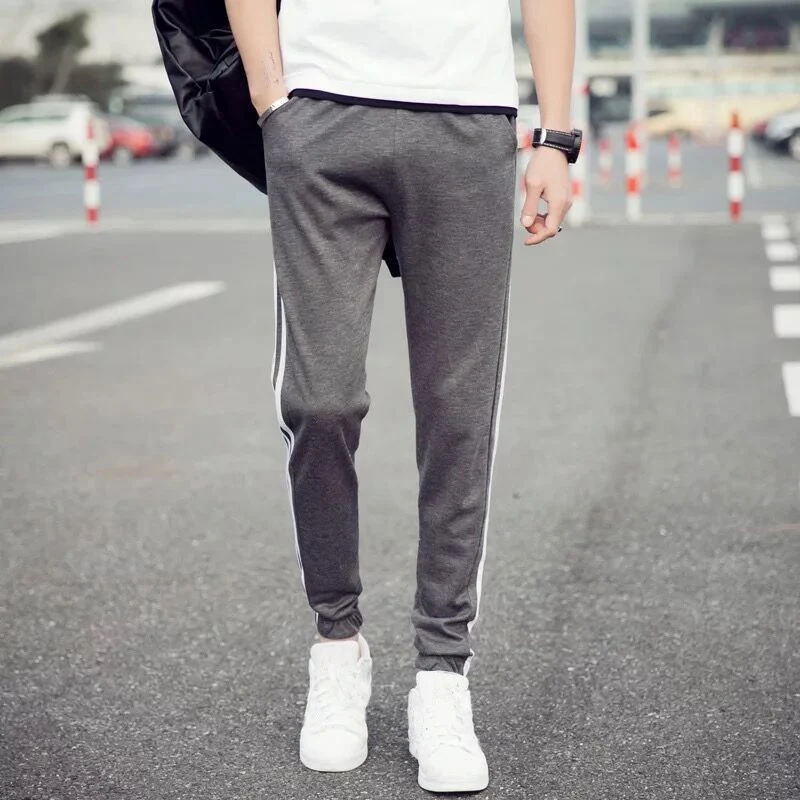 

Men's Sports Pants Fashion Jogger Pants 2019 New Brand Urban Straight Casual Trousers Slim Fitness Long Pants M-5XL
