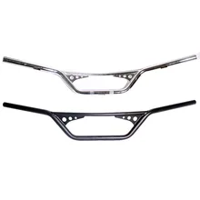 Универсальный мотоцикл " 25 мм черный/хром трекер руль тяга подходит для Harley Chopper Bobber Sportster