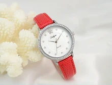 Onlyou Brand Women Watches White Leather Bracelet Wrist Watch Fashion Casual Ladies Gold Rhinestones Dress Watch Girl Gift 81039