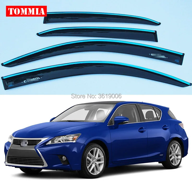 Бренд tommia новинка для LEXUS CT200H оконный козырек защита от ветра и дождя защитная