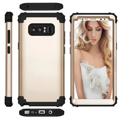 For Samsung Galaxy Note8 Case For Note8 Luxury Armor Silicone Rubber Shockproof Hard Cover Case For Samsung Galaxy Note8 Case (21)