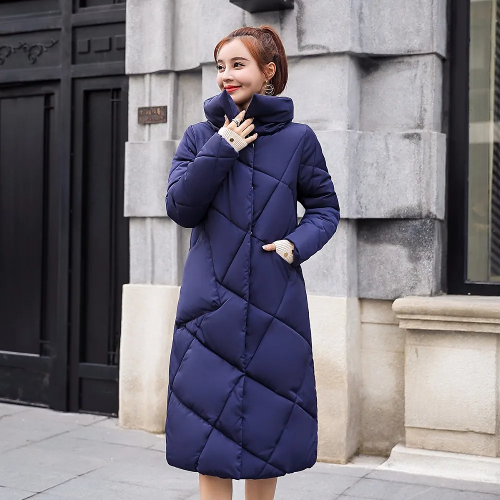 Argyle/зимнее пальто для женщин парки 2018 Mujer Parka femmeверхняя одежда с воротником