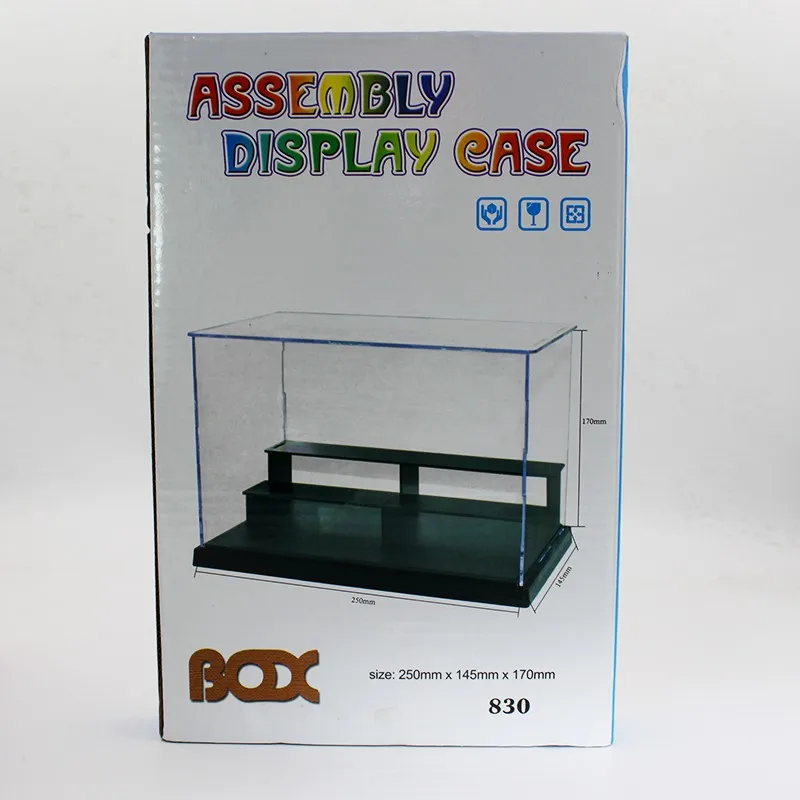 5 Types Acrylic Minifigures Building Blocks Display Box Showcase Self Assembly Display Case Cabinets Plastic Bricks Base Plate (12)