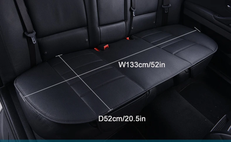Ультра-роскошное автомобильное сиденье защита одно сиденье без спинки PU старшее кожаное покрытие для большинства четырехдверных седанов и внедорожников