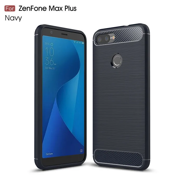 Чехол из углеродного волокна для Asus Zenfone Max Plus M1 ZB570TL, мягкий чехол из ТПУ для Max Pro M2 ZB631KL ZB633KL M1 ZB602KL ZB602KL