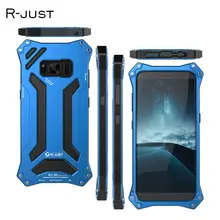 R-JUST для Samsung S8 S8 Plus чехол Водонепроницаемый противоударный металлический чехол для телефона для Samsung Galaxy S8 плюс S8 защитная пленка