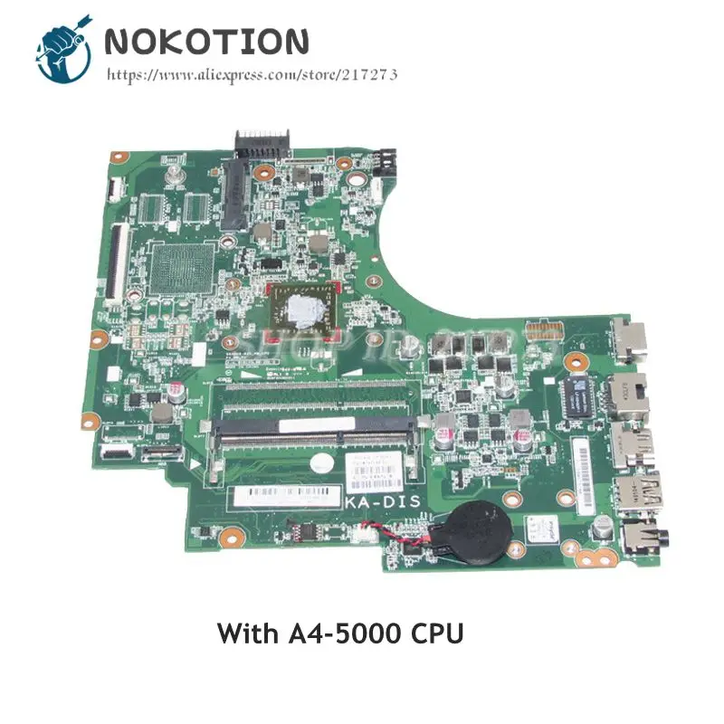 NOKOTION 747148-501 747148-001 для hp 255 G2 15-D Материнская плата ноутбука 01019BG00-491-G основная плата A4-5000 Процессор DDR3