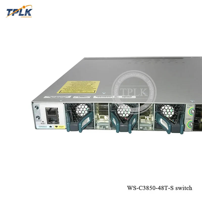 Лучшая цена катализатор WS-C3850-48T-S 48x10/100/1000(POE+) оптоволоконные переключатели, 715WAC блок питания 1 RU переключатели