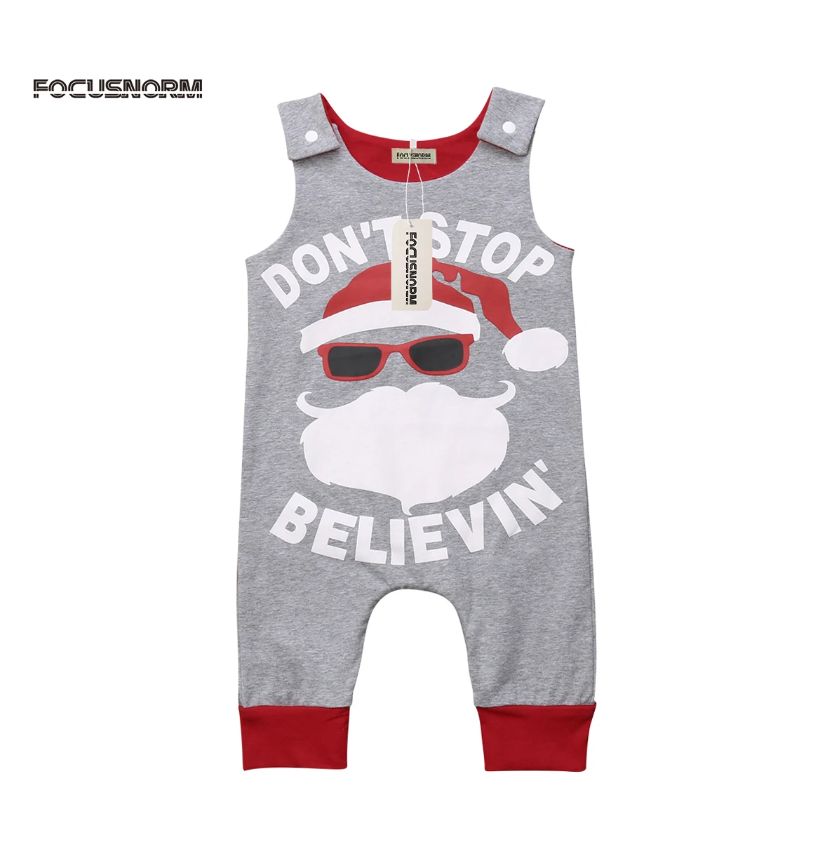 

Brand New Christmas Newborn Toddler Baby Boys Girl Xmas Sleeveless Clothes Romper Playsuit Outfits Costumes 0-24M