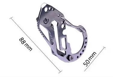

DreamBell Fashion Key Chain Portable Compact Stainless Steel Key Ring Multi-functional Smart Clip Key Chain Pocket Tool