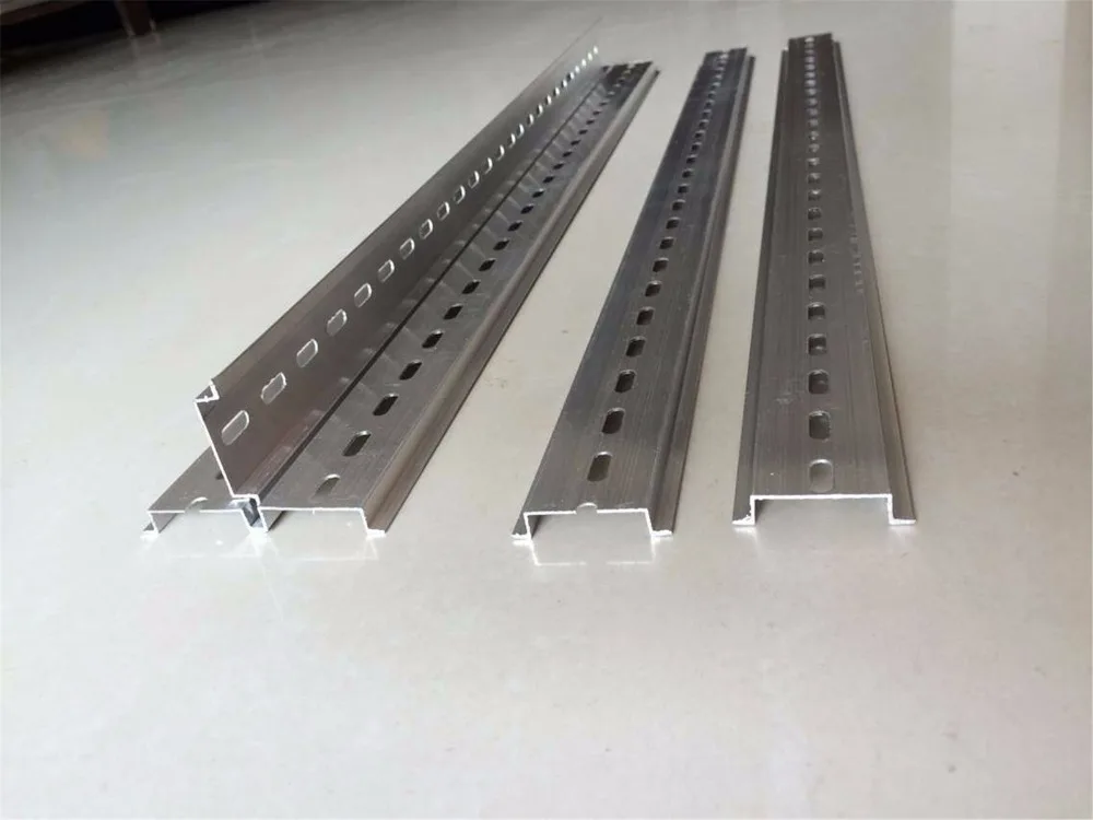 

5pcs 0.5 Meter U-Style Aluminum Slotted DIN Rail For C45 Air Switch