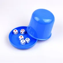 Пластиковый покерный набор с лотком для игры в кости, диспенсер для игры в казино, азартная коробка с кубиками, 5 цветов