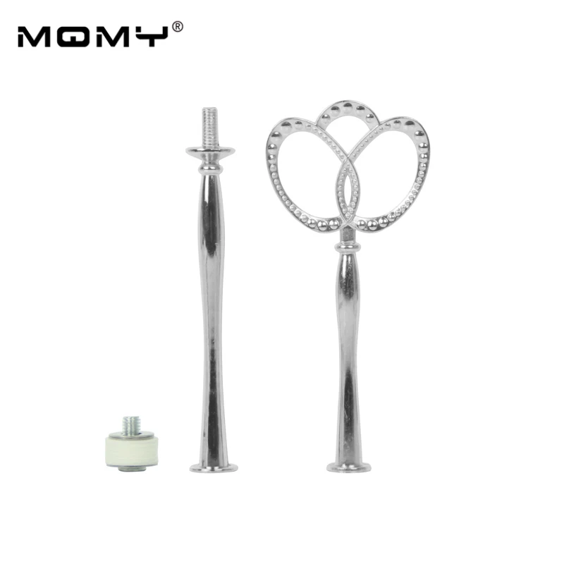 Новая корона стиль украшения 2 уровня десерт Металл Золотой Серебряный Бронзовый уникальный стержни-подставки для торта для керамической пластины