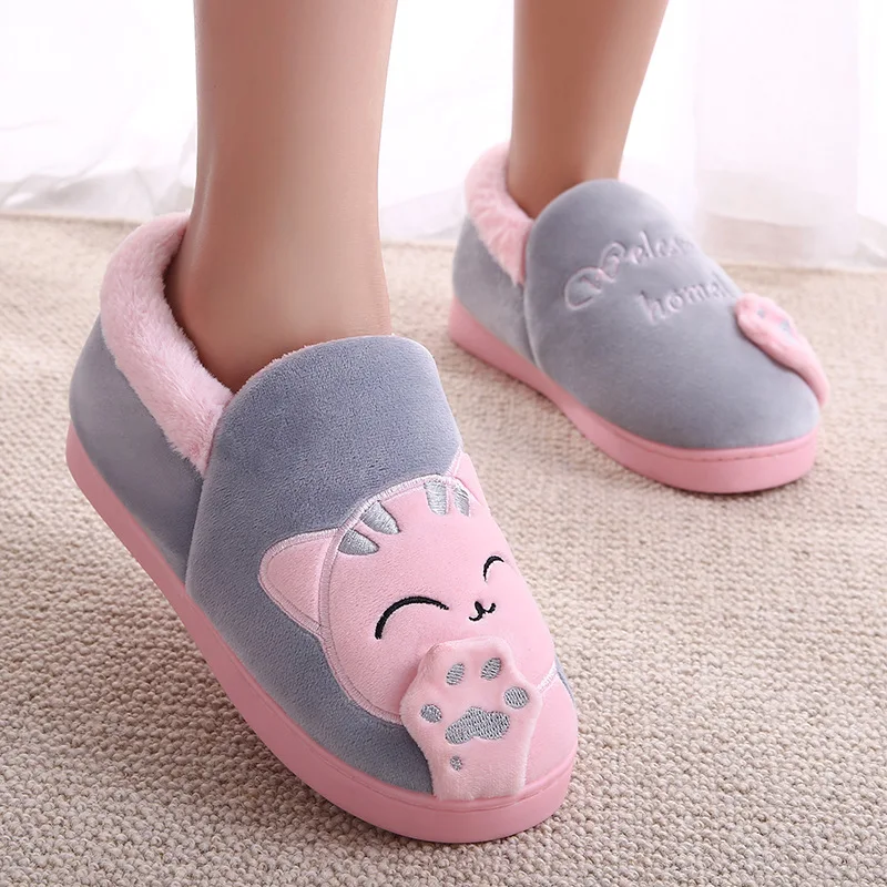 womens cat slippers