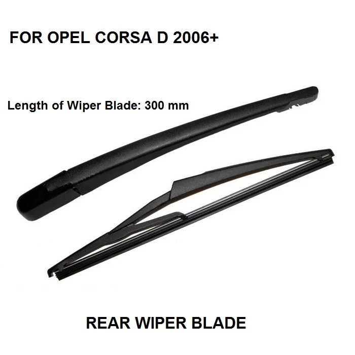 300mm Blade For Vauxhall Opel Corsa D 2006+ Rear Windshield Window