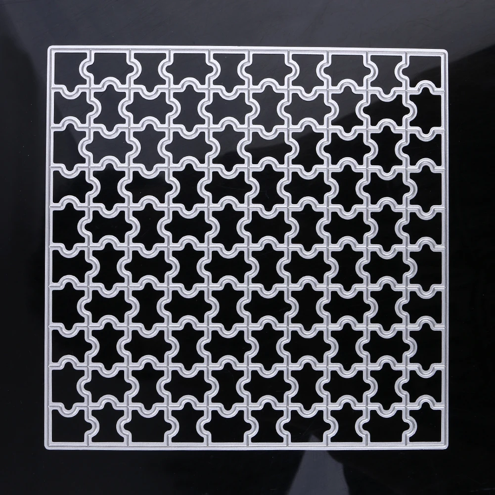 150mm Frame Metal Cutting Dies Puzzle Scrapbook Paper Craft Embossing
