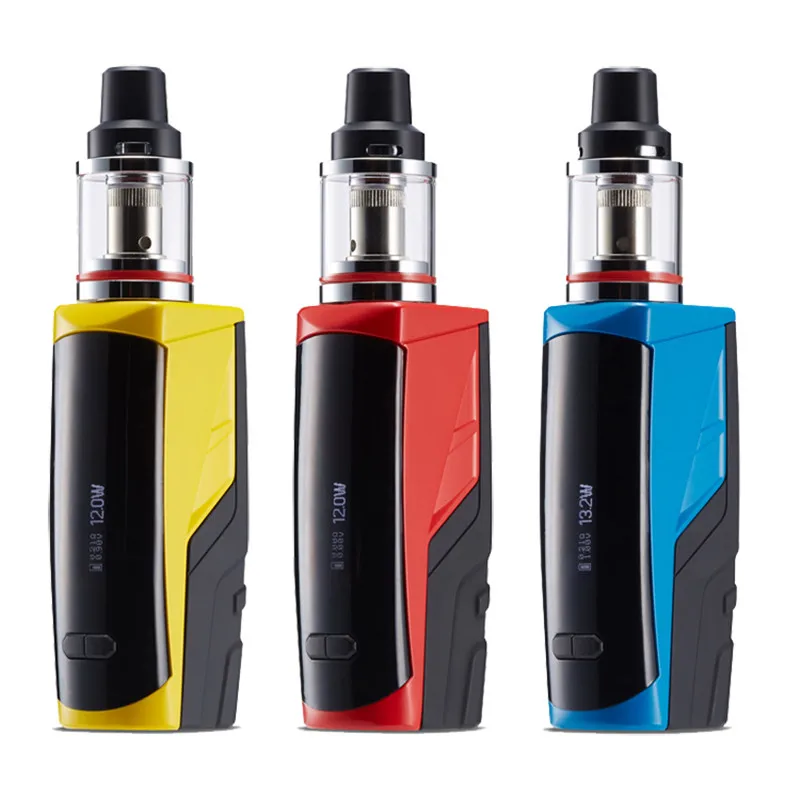 

100W Mods Vape Electronic Cigarette Kit Big Smoke Huge Vapor Detachable 18650 Battery 2.8 Atomizer Tank 0.2ohm Coil E Cigarette