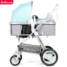 Светильник для детской коляски Belecoo, брендовая детская коляска, детская коляска, светильник в виде тачки, детская коляска с высоким ландшафтом, Европейские Коляски