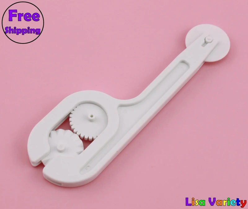 Free Shipping 125mm Cake Decorating Tools Fondant Cake Decorating Making Wheel Embosser Cookie ...