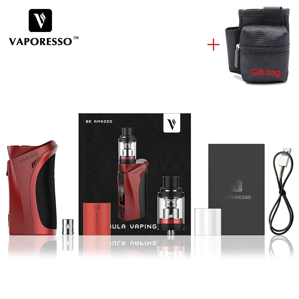 Original 100W Vaporesso Nebula TC Kit with Nebula Box Mod 4ml Veco Plus Tank Atomizer VAPORESSO Electronic Cigarette Vape Kit (2)