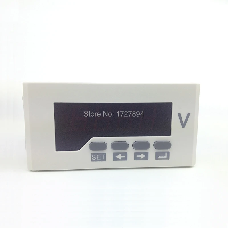 

2015 Electric Product of 96*48mm(3.78"*1.77") White DC Voltage Meter, Single Phase V Meter, LED type 0-450v Voltage intrustment