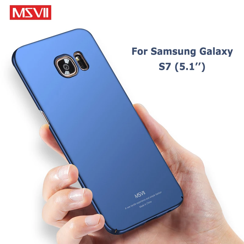 Чехлы MSVII для Samsung Galaxy S7 Edge тонкий матовый чехол S 7 задняя крышка из поликарбоната