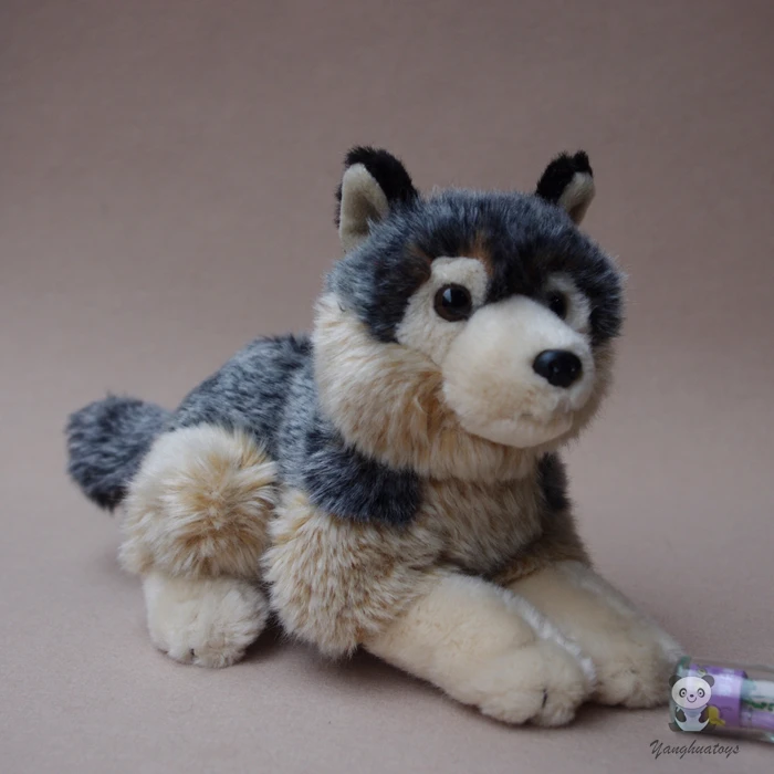 ソフトとかわいいおもちゃ子供男の子の誕生日プレゼント実生活コヨーテ人形ぬいぐるみ動物のおもちゃショップ Plush Animal Toys Animal Toystoy Wolf Aliexpress