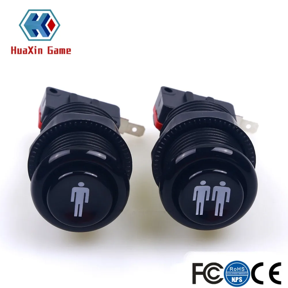

Happ Style 1 Player / 2 Player Start & American Push Buttons With Micro Switch For Arcade Machine Games Mame Jamma Parts