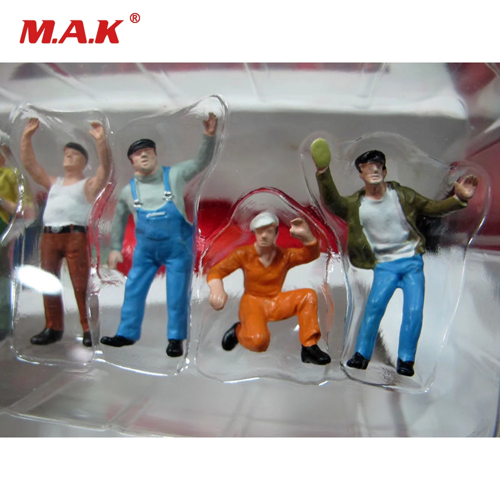 Детские игрушки 6 шт./компл. масштаб 1/50 сцена аксессуары красочный набор #1 мужские