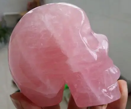 

DYZ 325+++++++Tibetan clear Rare Rutilated ROCK CRYSTAL Carved Crystal Skull Healing
