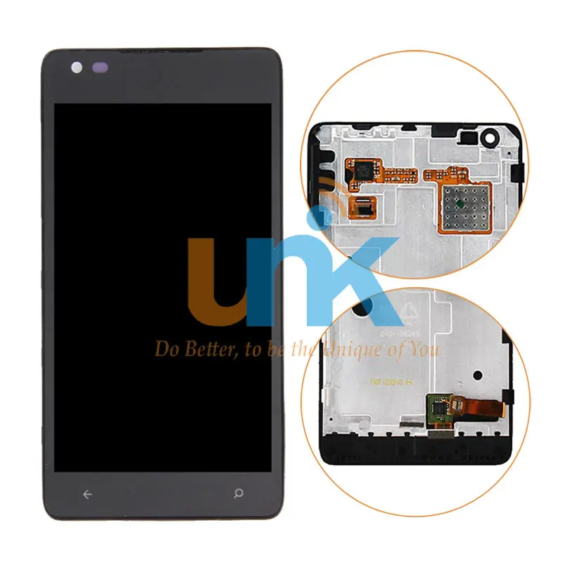 

100% Tested LCD Screen For Nokia Microsoft Lumia 900 N900 LCD Display + Touch Screen Digitizer + Frame Assembly Replacement Part
