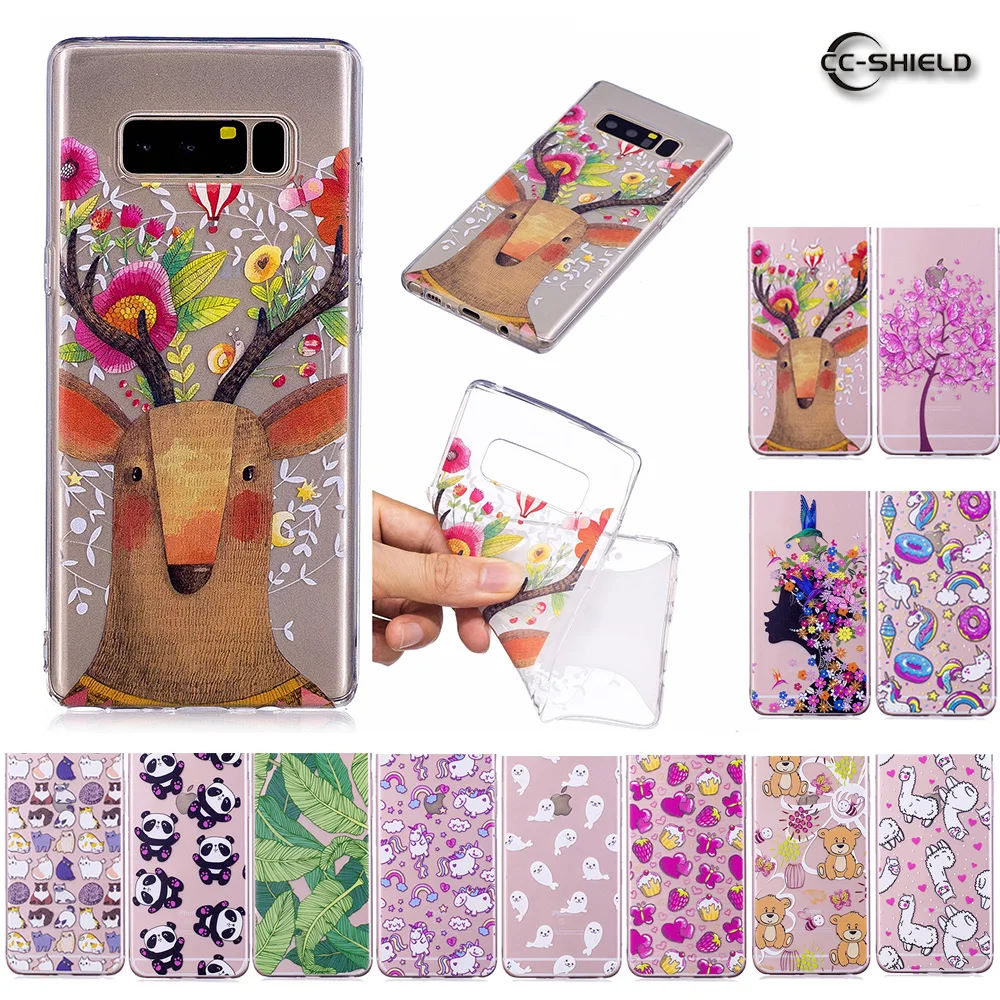 

Soft TPU Case for Samsung Galaxy Note 8 N950F N950N N950FD Transparent Silicone Cover Phone Case SM-N950F SM-N950FD N9500 Coque