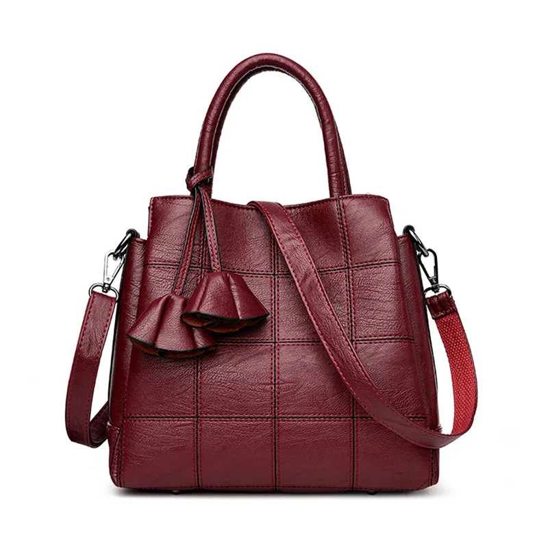 Women Handbags Fashion Pu Leather Women Shoulder Bags Ladies Hand Bags Tassel Female Handbags Large Tote Sac A Main Femme SS7103 (9)