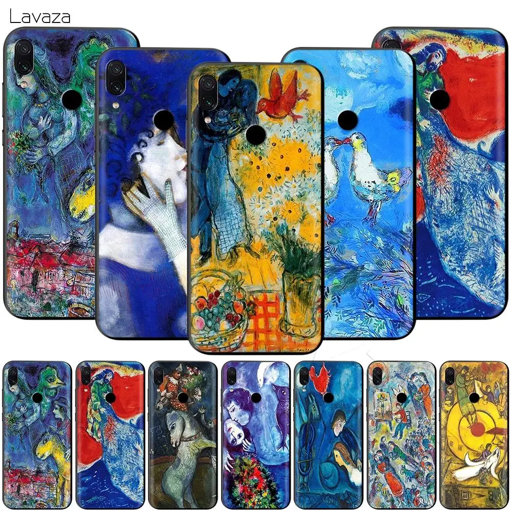 

Lavaza Marc Chagall Case for Xiaomi Redmi Note 8 Pro MI MAX 3 6 8 9 SE A1 A2 Lite Plus Pocophone F1