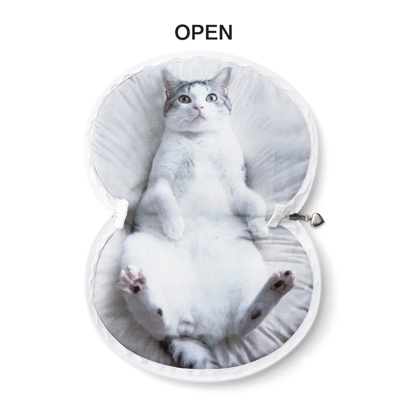 Msmo لطيف القط حقيبة 3d الطباعة سفر ماكياج التجميل حقيبة 2017 حار بيع النساء جديد