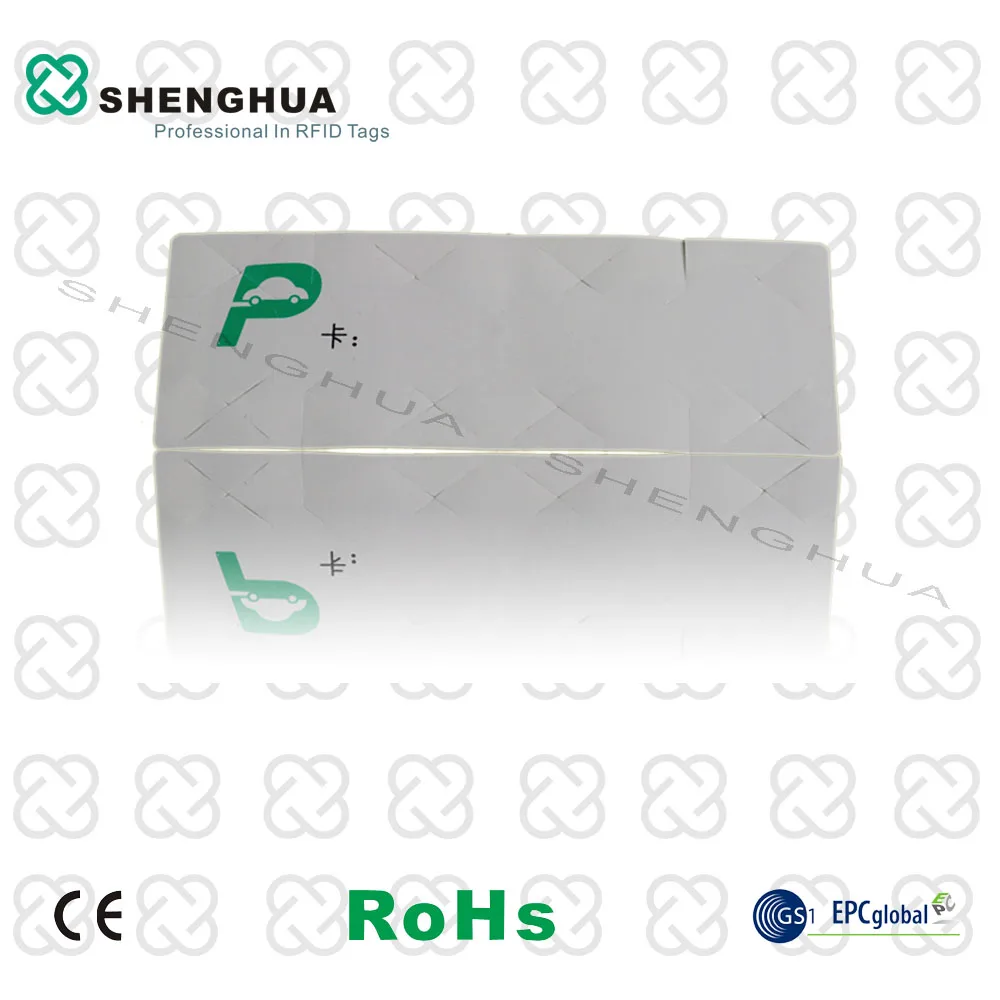 50 шт./упак. автомобиля Управление UHF Программируемый rfid бирка для ветрового стекла УВЧ пассивный лейблы-наклейки для автомобиля