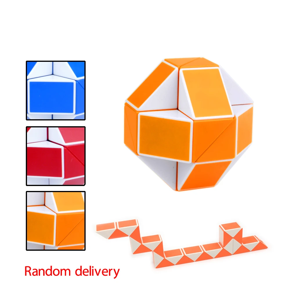 3D головоломки Новинка игрушечный волшебный кубик образовательный мозговой тизер IQ Mind Game для взрослых детей форма змеи развивающие игрушки