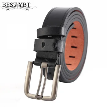 

Best YBT Women belt Hollow porous Alloy pin buckle Women belt fashion casual Women's Men's trousers Imitation leather belt
