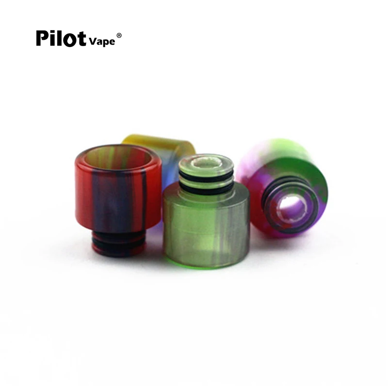 Pilot Vape 510 Resin Drip Tip Electronic Cigarette Wide Bore Drip Tips