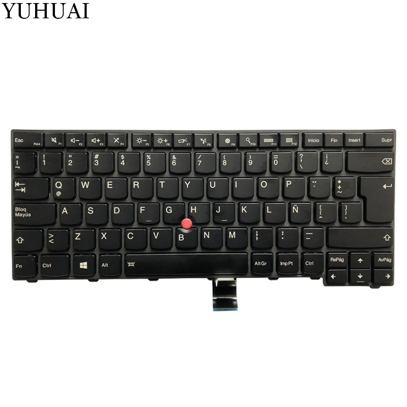 Латинская клавиатура для Thinkpad L440 L450 L460 T431S T440 T440P T440S T450 T450S черная клавиатура для ноутбука с подсветкой