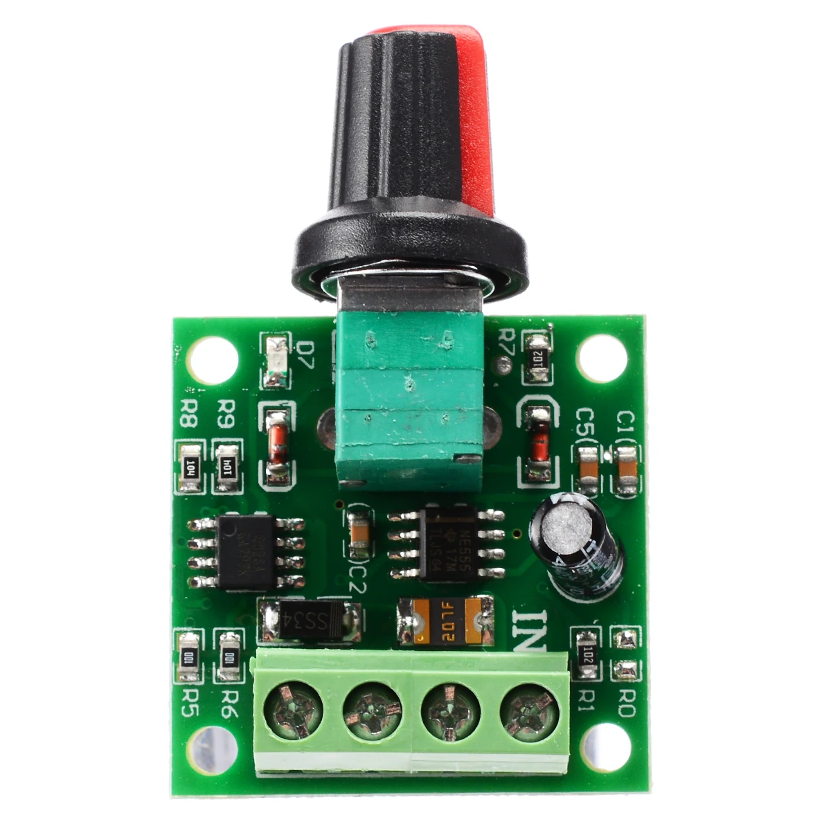 Voltage 1.8V 3V 5V 6V 12V 2A  DC Motor Speed Controller Governor PWM Adjustable Switch Motor Controller
