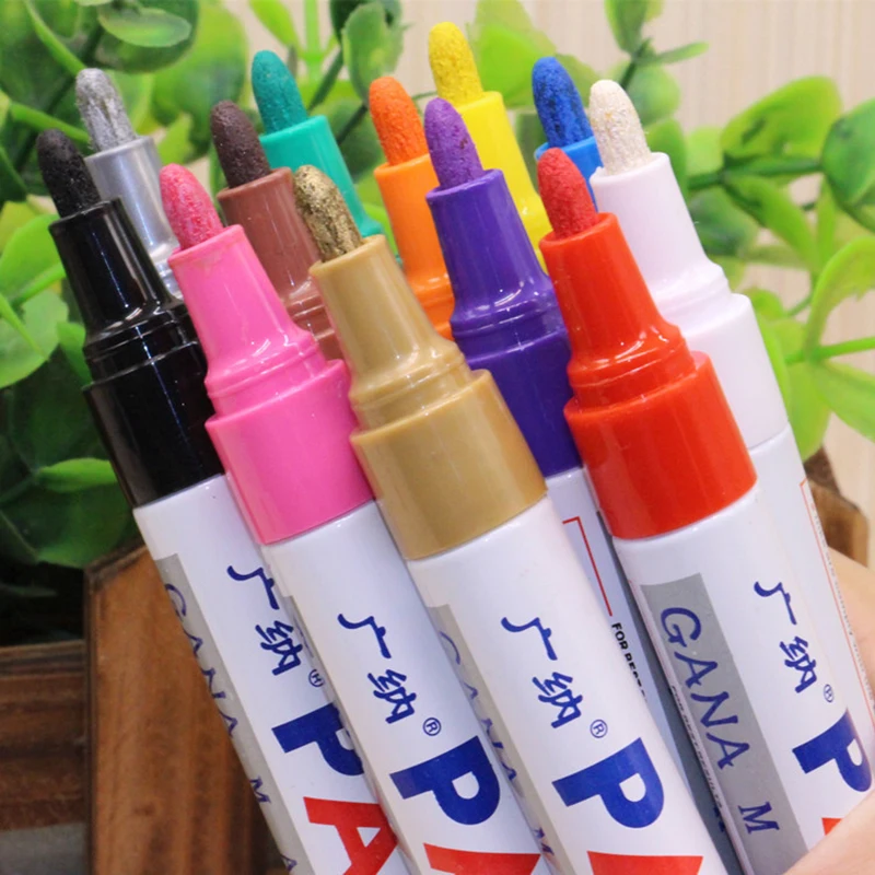 12 цветов, водонепроницаемая ручка, автомобильная краска, маркер, граффити, масляная краска, ing Mark, ручка, фотоальбом, сделай сам, фотоальбом, скрапбук