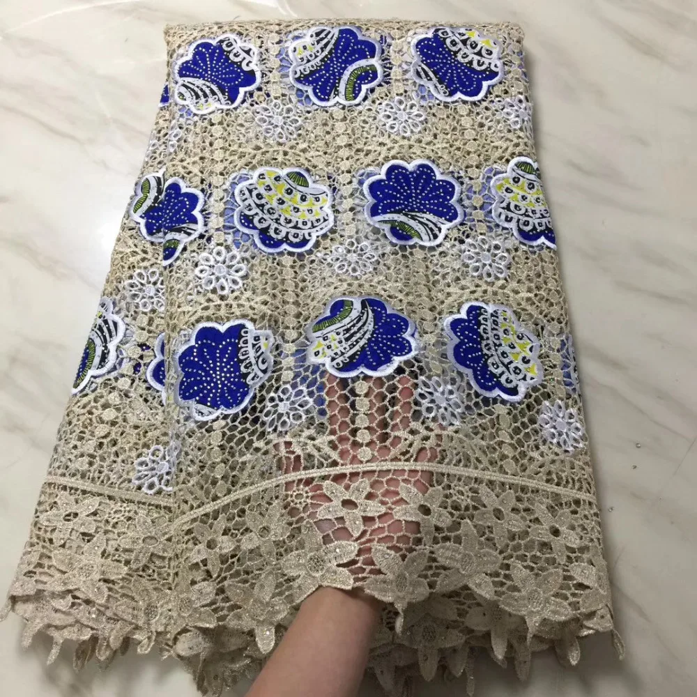 

Stones Embroidered Lace Fabric, Latest Ankara Wax And Cord Nigerian Laces, African Dresses For Women 2019 For Wedding