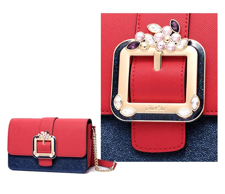 Just star women leather messenger bag 6