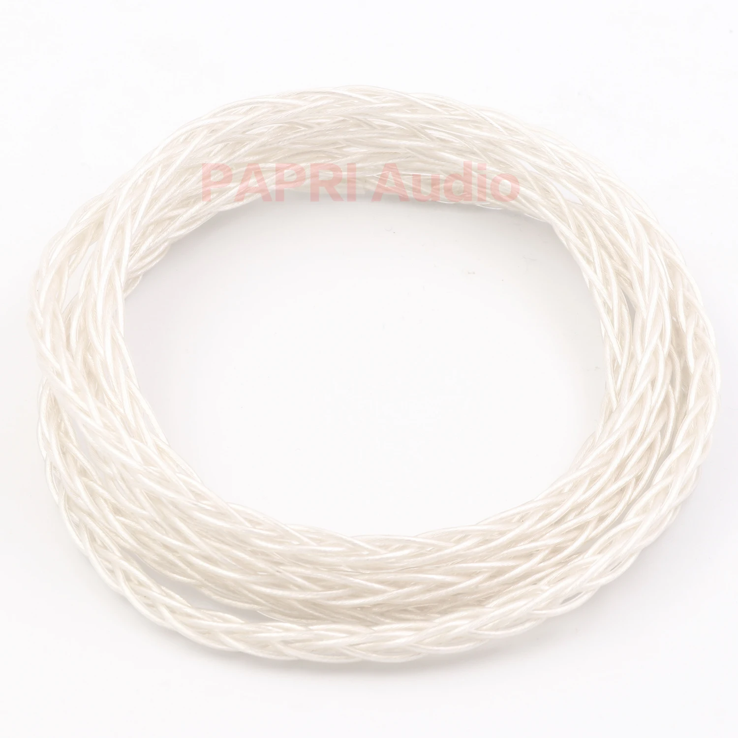 PAPRI Newest GS02 8Cores Upgrade Headphone Cable 6N OCC Silver Plated Litz Structure Wire Hifi DIY For Earphone Audio Line