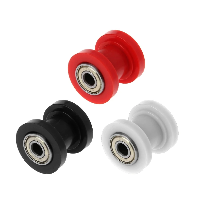

QILEJVS 8mm/10mm Chain Roller Pulley Tensioner Wheel Guide Per Pit Dirt Bike XR125 CRF50 KLX110