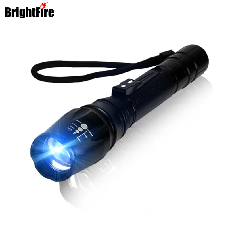 

H092 Ultra Bright 5000LM Tactical Flashlight Zoom LED Flashlight Torch 5 Mode Zoomable Penlight
