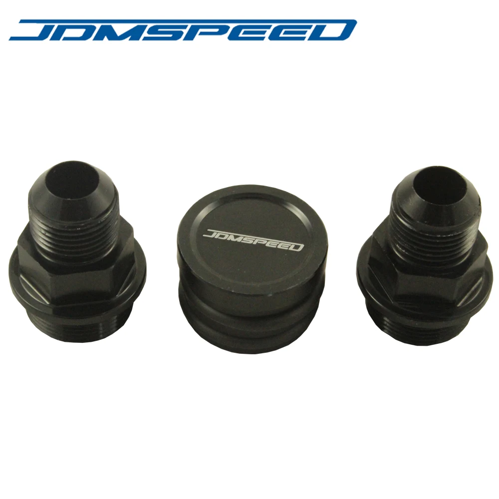 JDMSPEED задние блочные дыхательные фитинги черного цвета для Honda Integra B16 B18 GSR M28 до